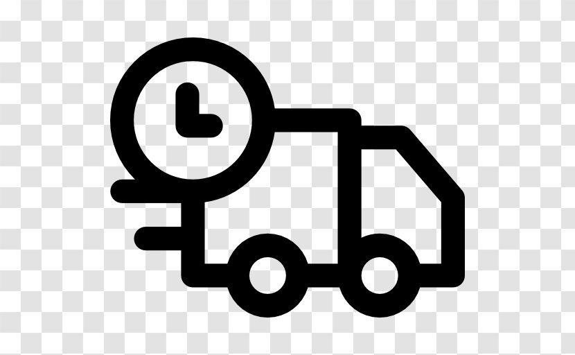 Transport Clip Art - Black And White - Delivery Truck Transparent PNG
