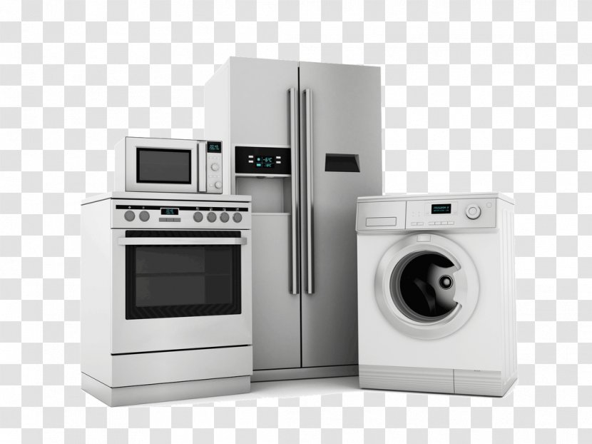 Home Appliance Major Refrigerator Washing Machines Cooking Ranges - Kitchen Transparent PNG