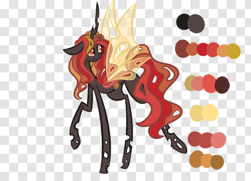 Horse Unicorn Illustration Cartoon Design - Mythical Creature Transparent PNG