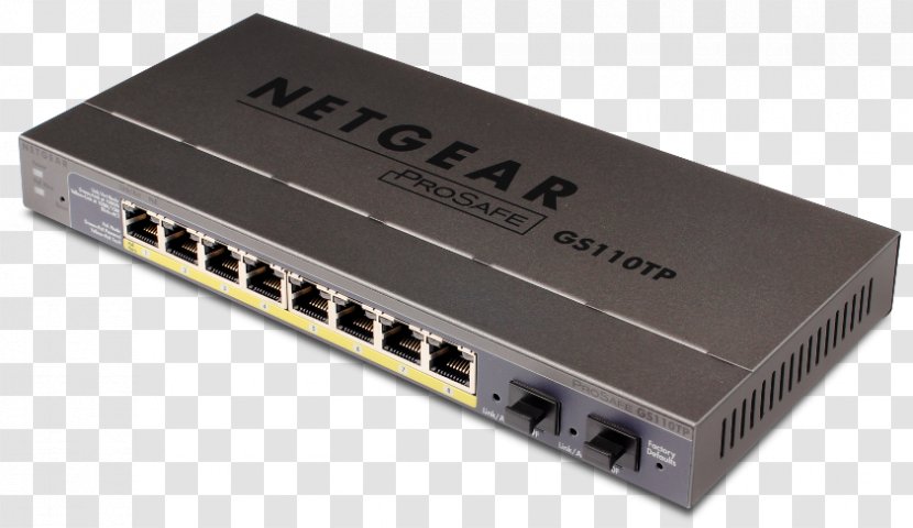 Electronics Electronic Component Amplifier Wireless Access Points Ethernet Hub - Stereo - Netgear Switch Transparent PNG