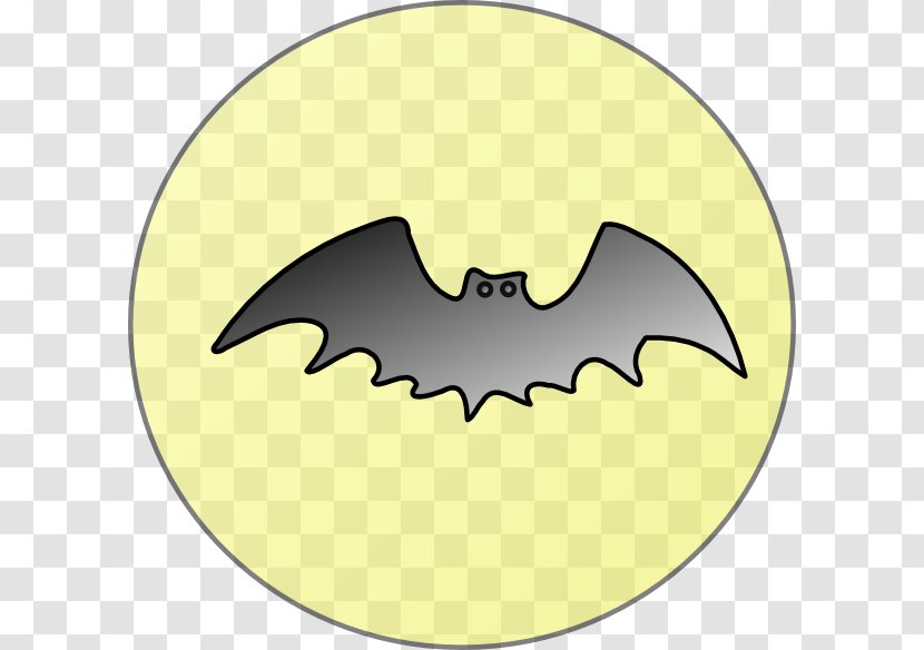 Bat Full Moon Clip Art - Vertebrate Transparent PNG