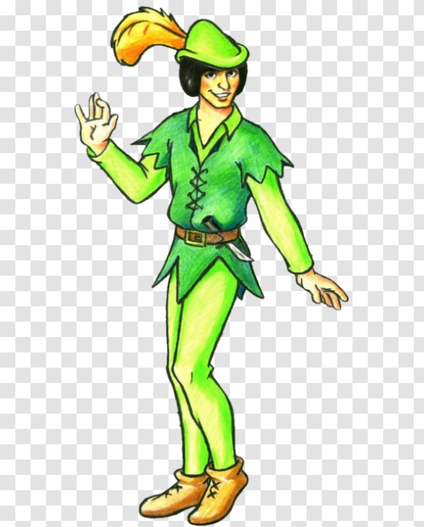 Clip Art Illustration Cartoon Image Costume - Peter Pan Hat Transparent PNG