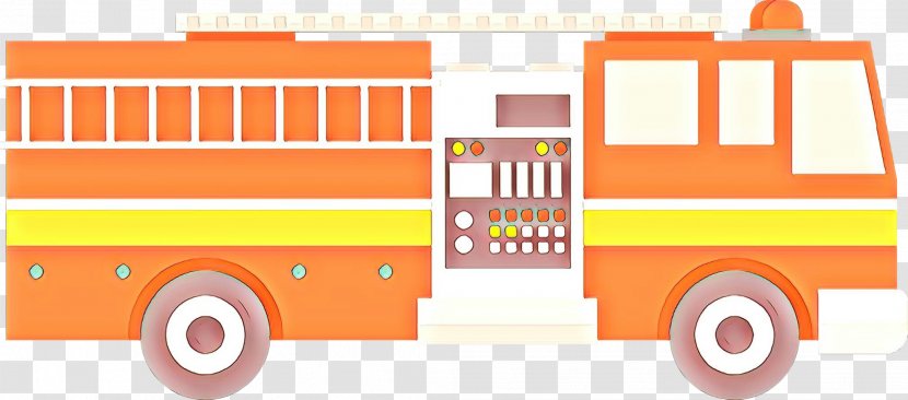 Bus Cartoon - Transport - Fire Transparent PNG