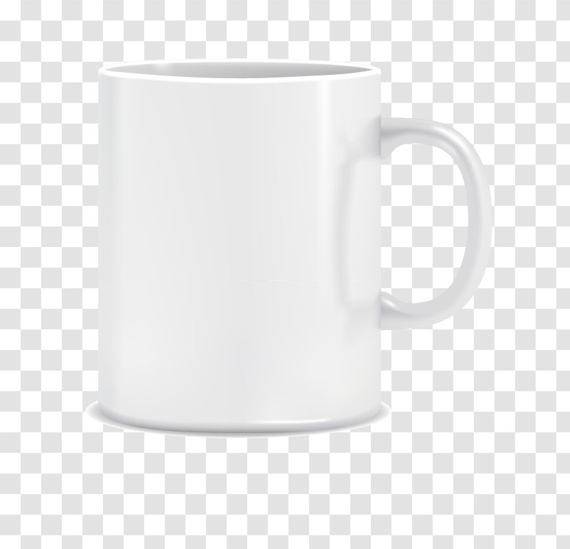 Coffee Cup Ceramic Mug - Material - Vector Transparent PNG