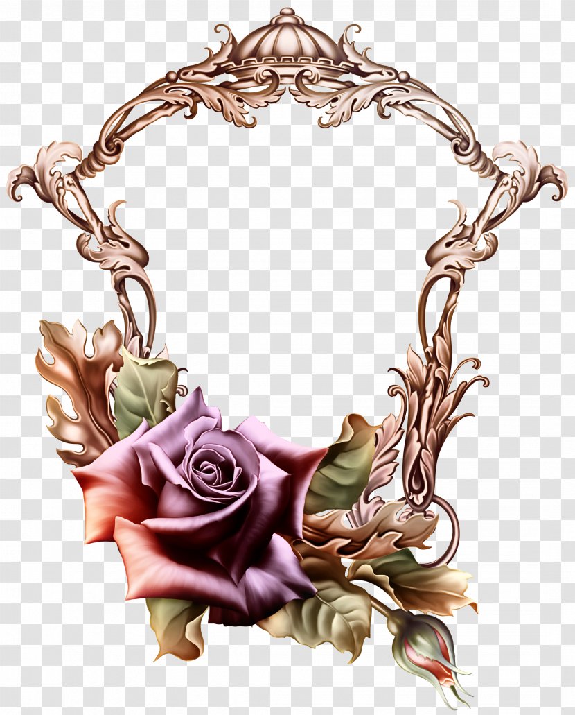 Picture Frame - Flower - Rose Order Transparent PNG