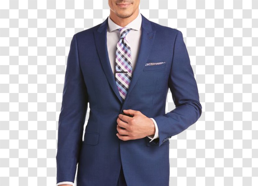 Suit Calvin Klein Navy Blue Dress Fashion - Jacket Transparent PNG