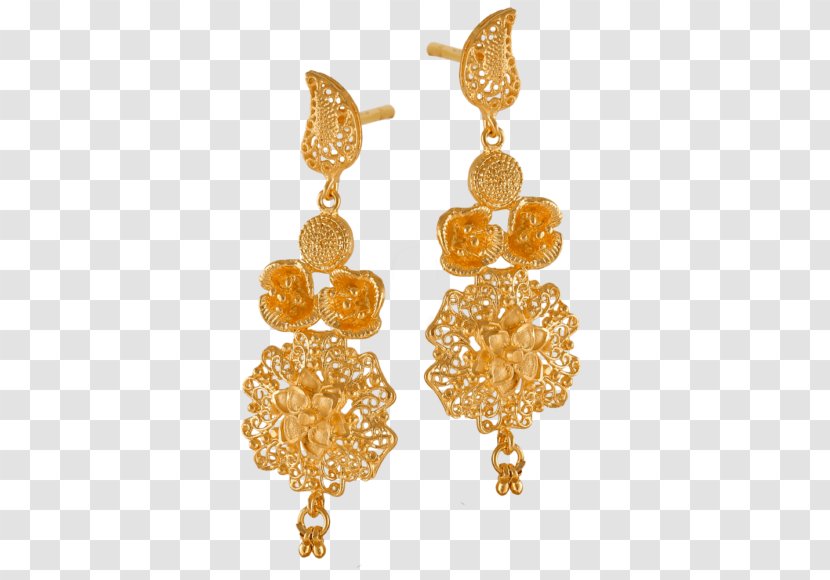 Earring Jewellery Gold Plating Necklace - Pakistani Bridal Wear Transparent PNG