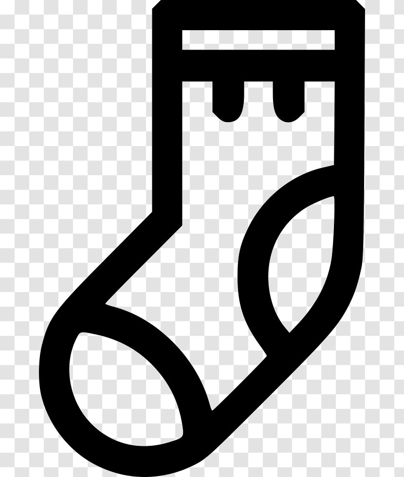 Product Design Clip Art Line Angle - Black And White - Smelly Socks Icon Transparent PNG