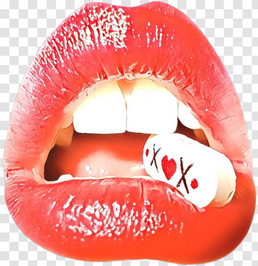 Orange - Mouth - Lip Gloss Material Property Transparent PNG