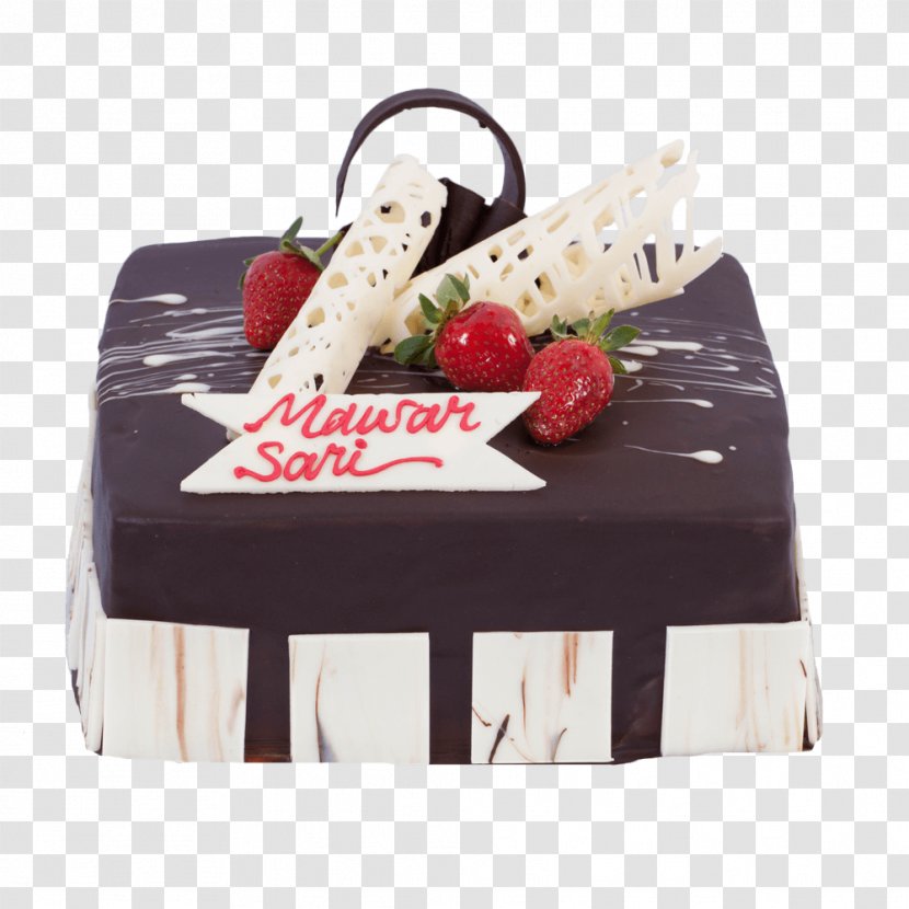 Chocolate Cake Torte Birthday Tart Bakery - Petit Four Transparent PNG
