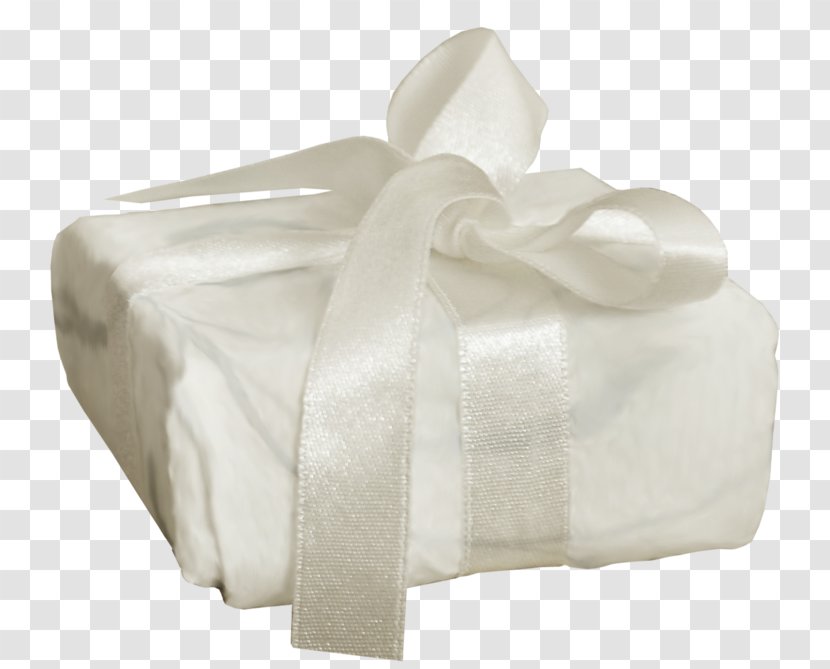 Ribbon Gift Clip Art - White Transparent PNG