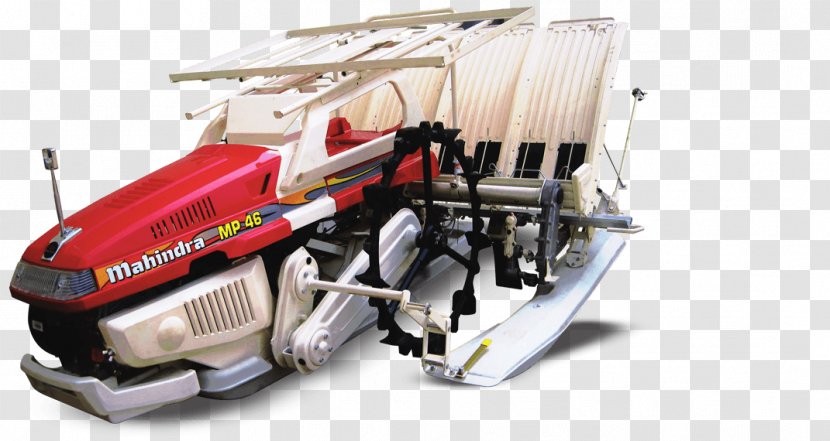 Mahindra & Car Rice Transplanter Tractor Agriculture - Machine Transparent PNG