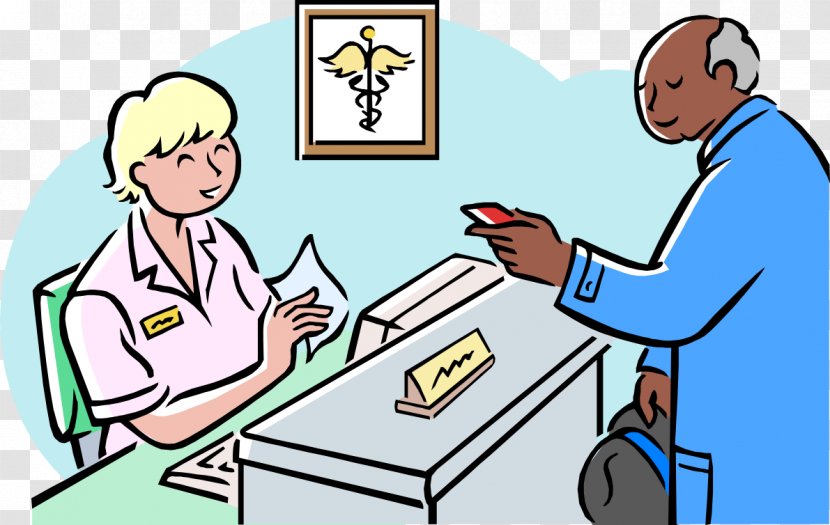 Receptionist Doctor's Office Physician Clip Art - Medical Secretary - Reception Desk Cliparts Transparent PNG