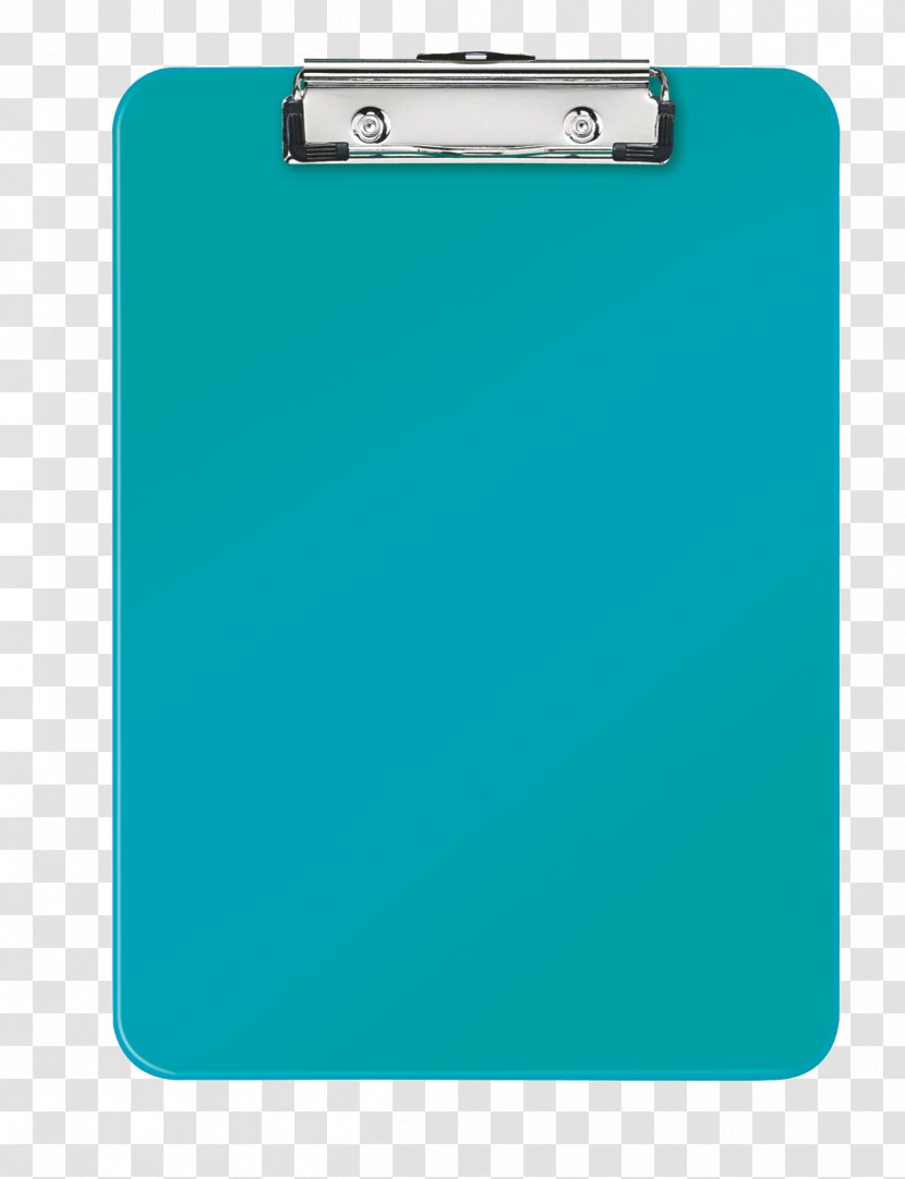 Clipboard Esselte Leitz GmbH & Co KG Paper Clip - Blue - Holding A Tablet Transparent PNG