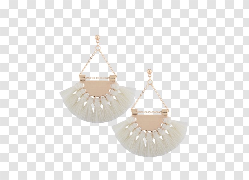 Earring Tassel Jewellery Fringe Bead - Clothing Accessories Transparent PNG