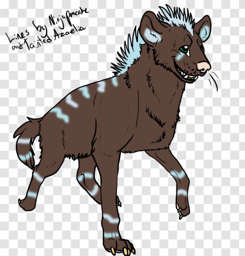 Shenzi Hyena Lion Cat Line Art - Wildlife Transparent PNG