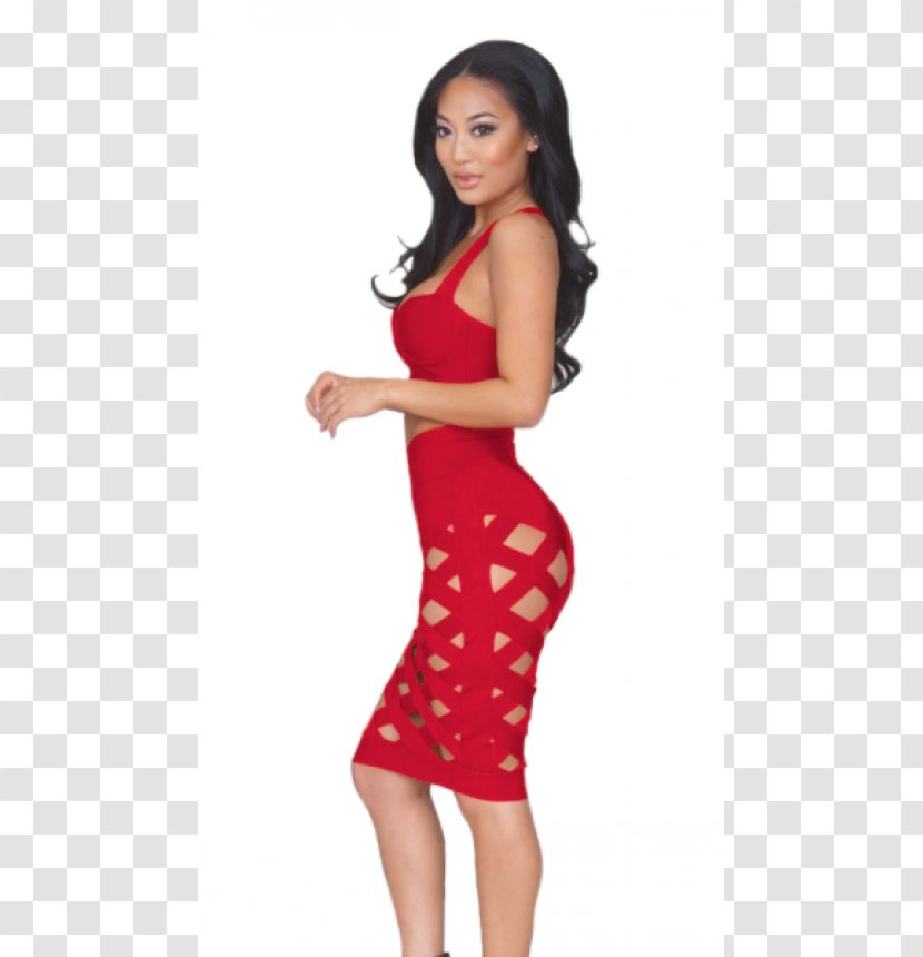 Polka Dot Bandage Dress Fashion - Cartoon Transparent PNG