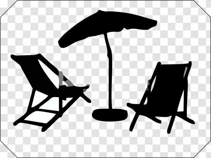 Deckchair Garden Furniture Umbrella - Swimming Pool - Chairs Clipart Transparent PNG