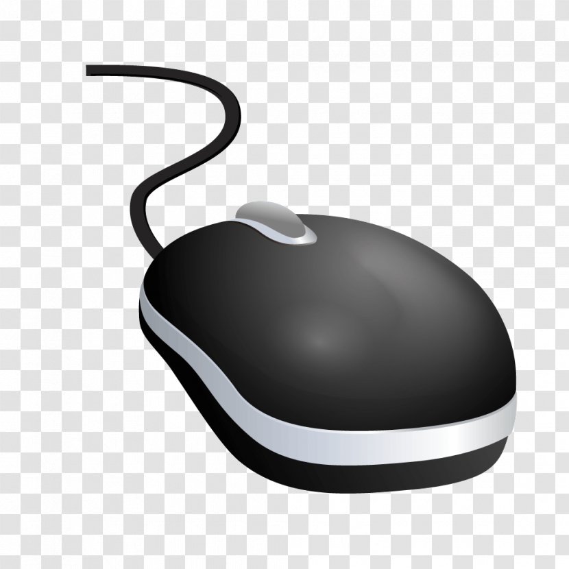 Computer Mouse Icon - Technology - Black Texture Accessories Transparent PNG