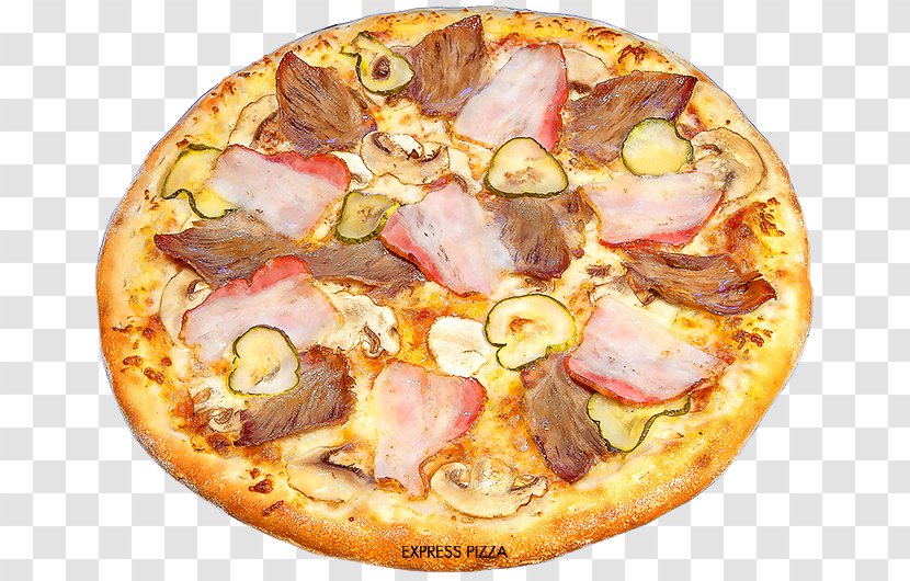 California-style Pizza Sicilian Prosciutto Cuisine Of The United States - Italian Food Transparent PNG