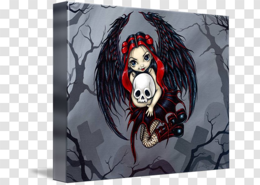 Gothic Art Drawing Fairy - Heart Transparent PNG