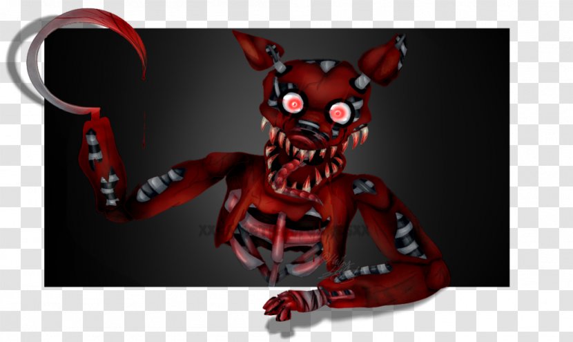 Five Nights At Freddy's 4 2 Nightmare Fan Art - Figurine - Foxy Transparent PNG