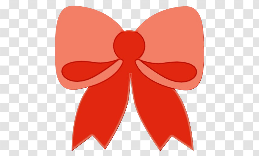 Red Ribbon Material Property Petal Logo Transparent PNG