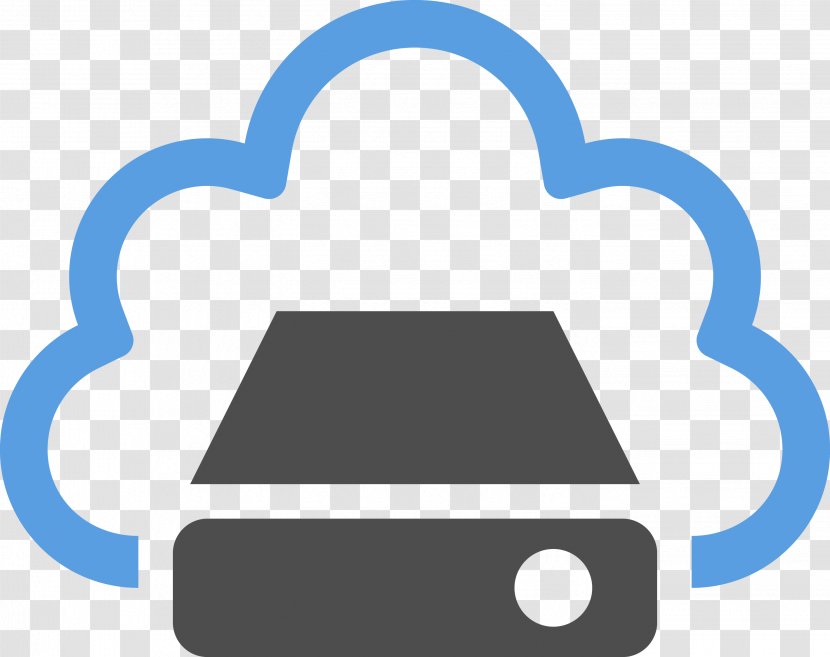 Cloud Computing Storage Download Icon - Blue - Service Vector Transparent PNG