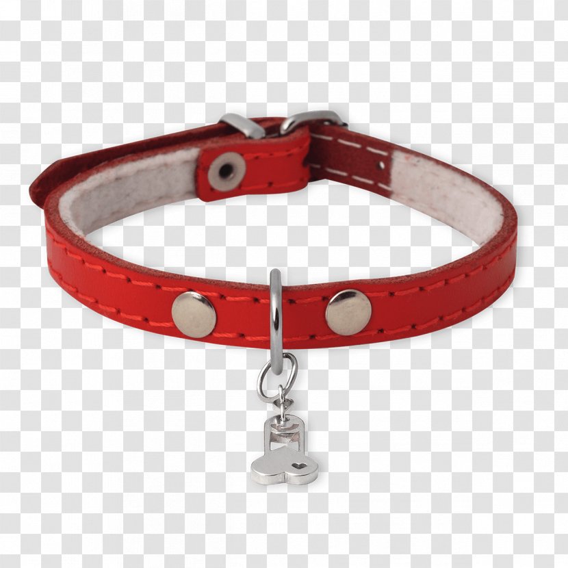 Dog Collar Bracelet - Red Transparent PNG