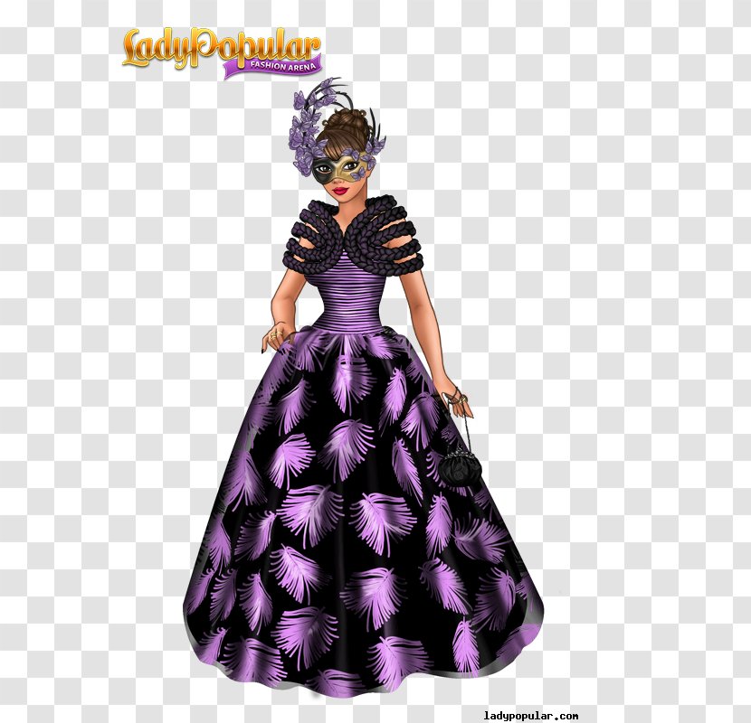 Lady Popular Fashion Dress XS Software Ruff - Cartoon - Masquerade Ball Transparent PNG