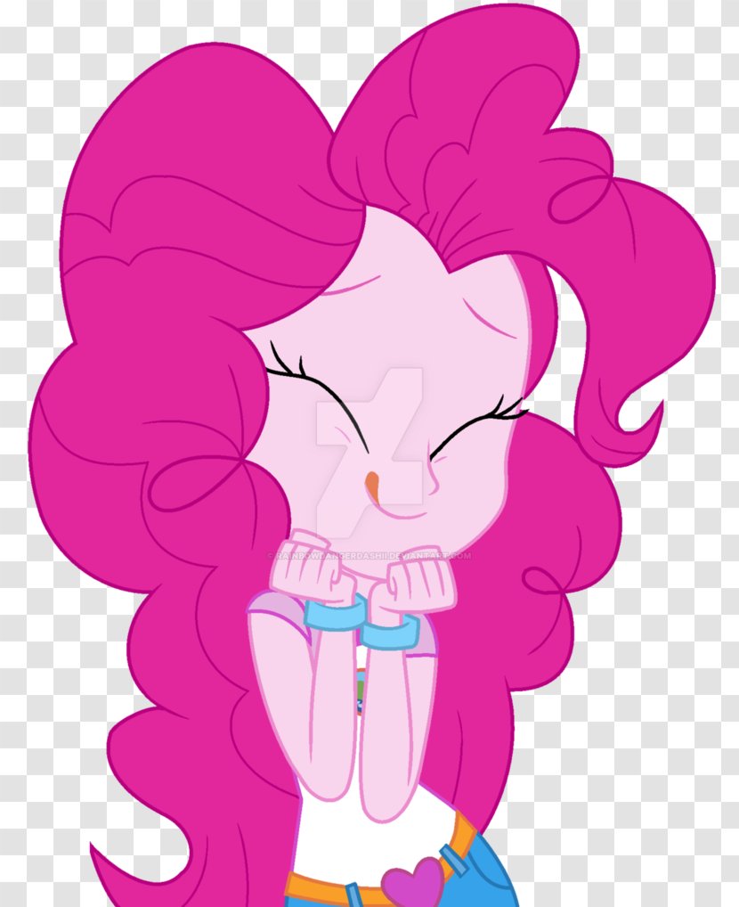 Pinkie Pie My Little Pony: Equestria Girls Visual Arts Horse - Watercolor Transparent PNG