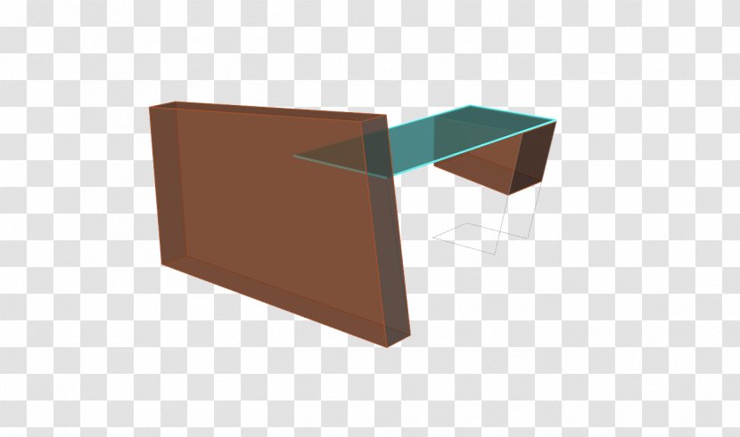 Rectangle - Furniture - Office Desk Transparent PNG