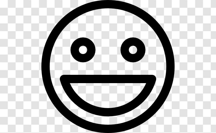 Emoji Drawing Emoticon Wink Smiley - Black And White Transparent PNG