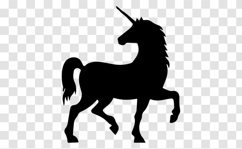 Unicorn Cartoon - Animal Figure - Mare Stencil Transparent PNG