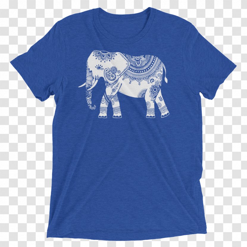 T-shirt Sleeve Streetwear Sneakers - Blue - Royal Elephant Transparent PNG