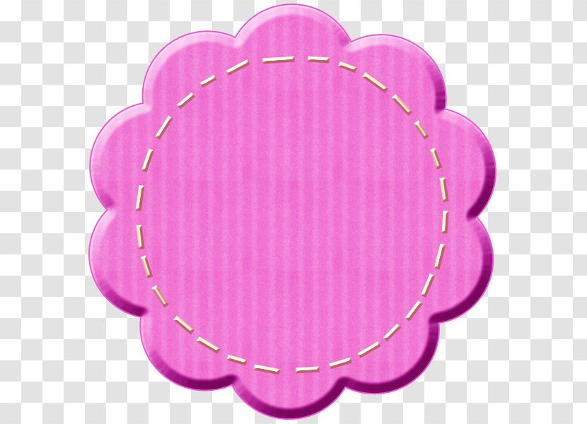 Petal Oval - Pink M - Scrap Kit Transparent PNG