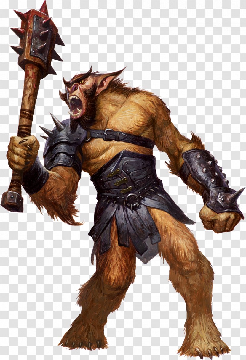 Dungeons & Dragons Pathfinder Roleplaying Game Bugbear Monster Manual Humanoid - Watercolor - Mines Transparent PNG