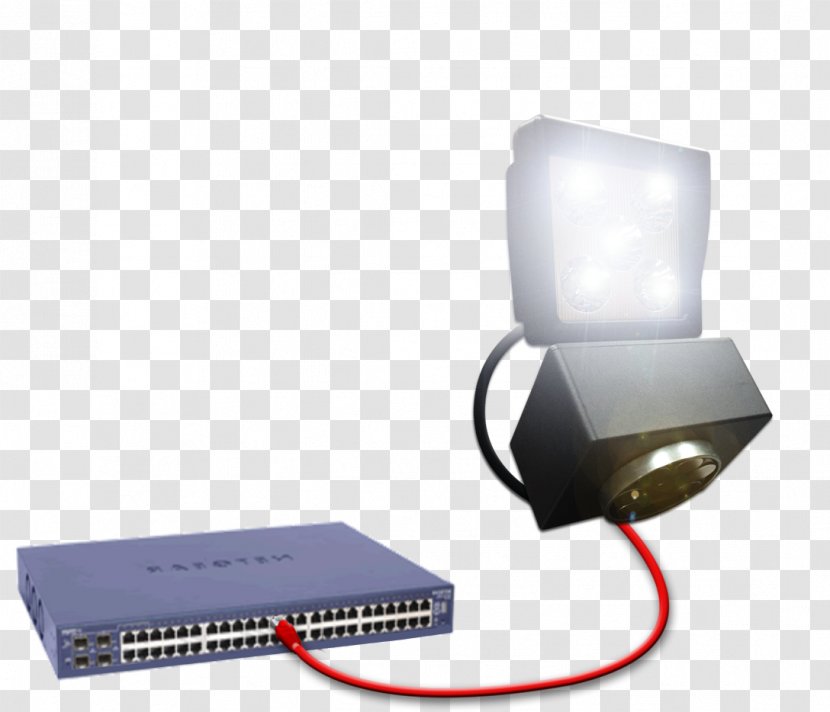 Light-emitting Diode Power Over Ethernet Network Switch - Light Fixture Transparent PNG