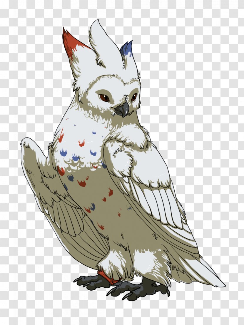 Owl Beak Cartoon Character - Bird Of Prey Transparent PNG
