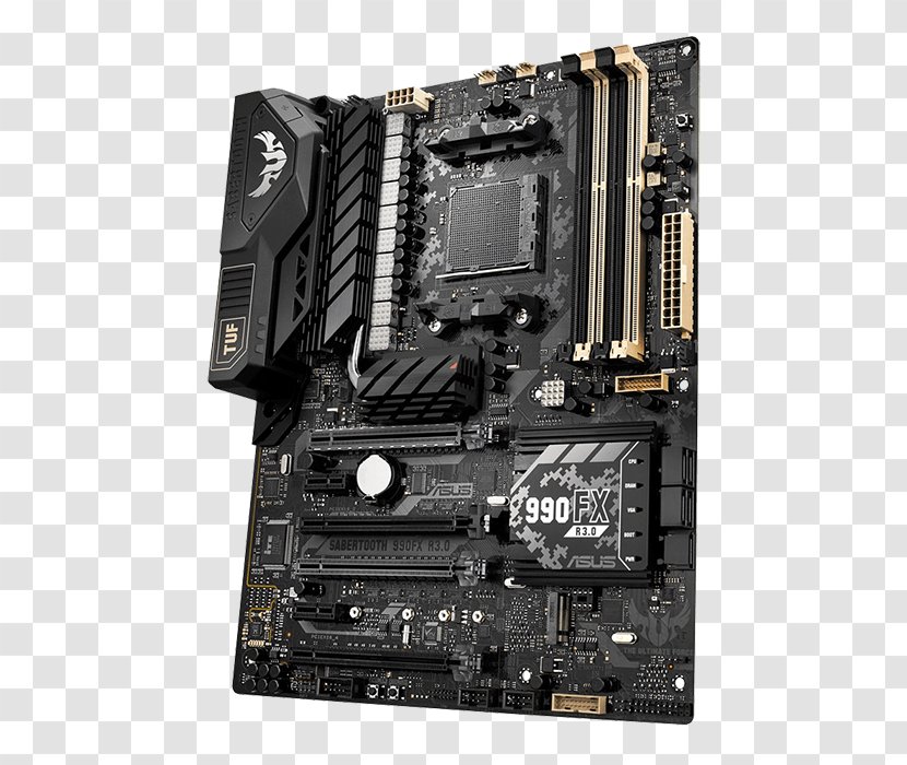 Socket AM4 Motherboard AM3+ ASUS TUF SABERTOOTH 990FX R3.0 AMD 900 Chipset Series - Am3 - AM3 Transparent PNG