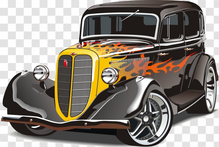 Car Hot Rod Illustration - Automotive Exterior Transparent PNG