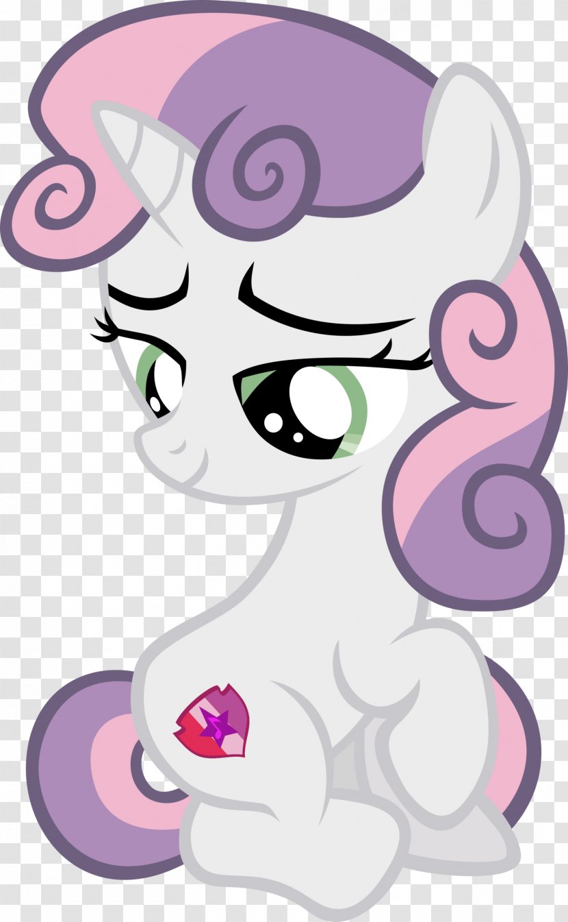 Pony Sweetie Belle Cutie Mark Crusaders Scootaloo Apple Bloom - Cartoon Transparent PNG