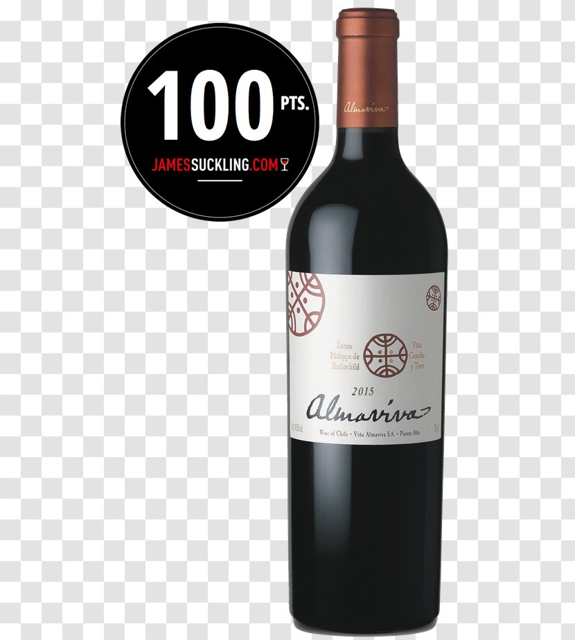 Red Wine Cabernet Sauvignon Viña Almaviva S.A. Franc - Glass Bottle - Packing Transparent PNG