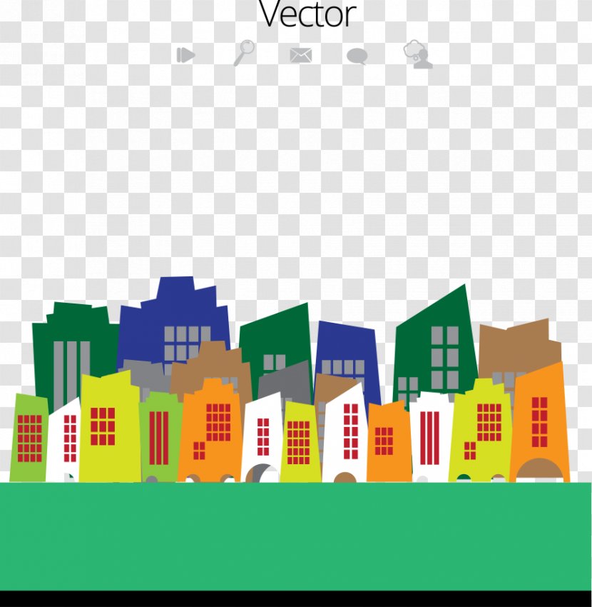 The Architecture Of City Graphic Design Building Illustration - Text - Vector Color Transparent PNG