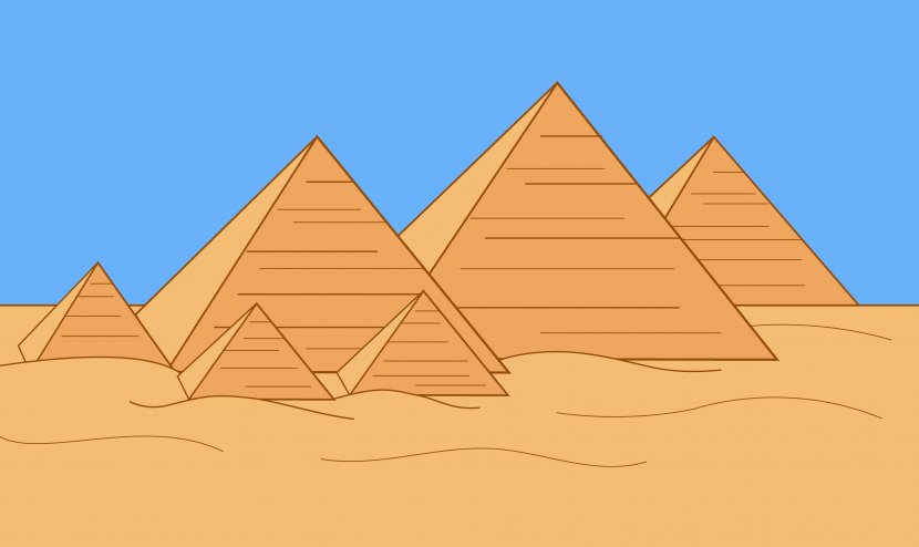 Great Sphinx Of Giza Pyramid Egyptian Pyramids Ancient Egypt Clip Art - Drawing - Cliparts Transparent PNG