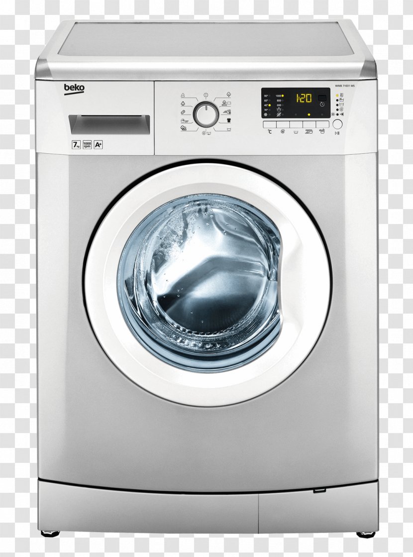 Washing Machines Beko Home Appliance Laundry Dishwasher - Clothes Dryer Transparent PNG
