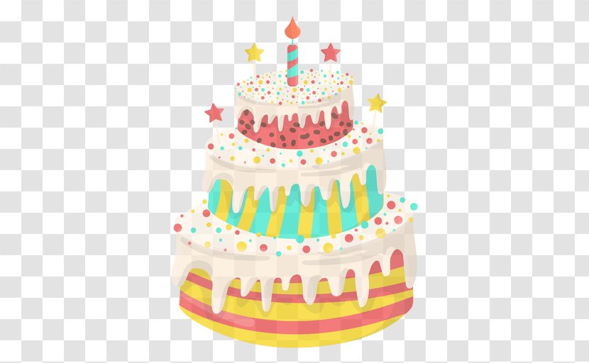 Birthday Cake - Candle - Dessert Pasteles Transparent PNG