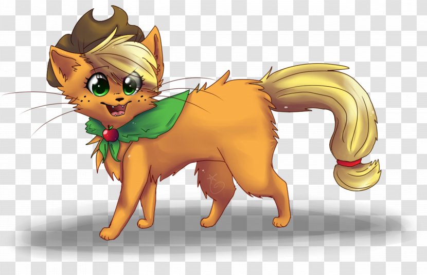 Cat Applejack Pony Dog DeviantArt Transparent PNG