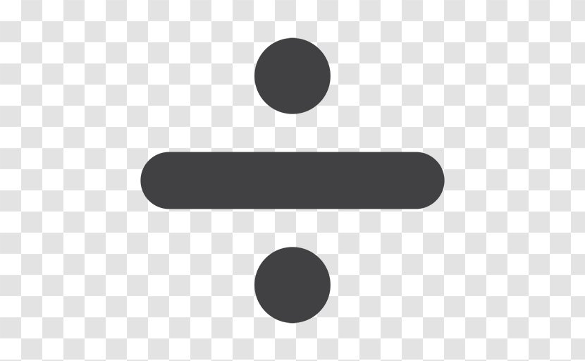 Obelus Division Mathematics Symbol Sign Transparent PNG