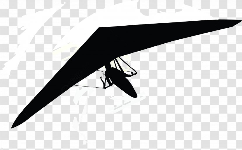 Aviation Gliding Wing - Silhouette - Design Transparent PNG